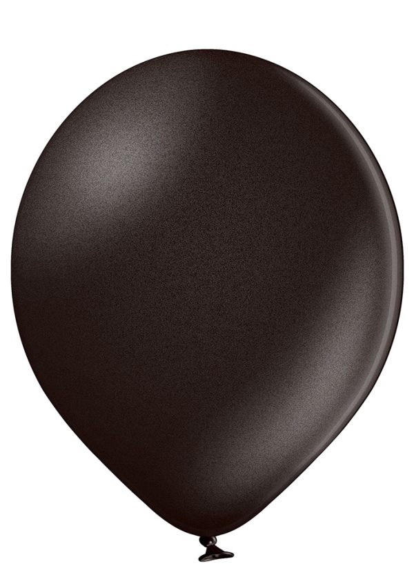 Must-metallik-090 Latex balloon «black metallic»