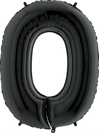 Fooliumist õhupall "NUMBER 0" must
