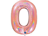 Number «0» rose gold