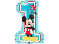 Number-1-Miki-Hiir-sinine Foil balloon "MICKEY MOUSE" number 1 blu