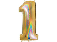 Number «1» gold