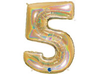 Number «5» gold