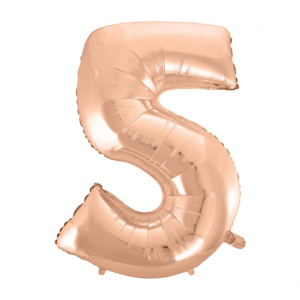 Фольгированный шар "HAPPY BIRTHDAY 5" круглый
