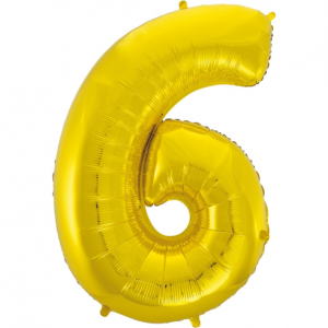 Number-6-kuldne-FG-C85Z6 Foil balloon "NUMBER 2" fuchsia