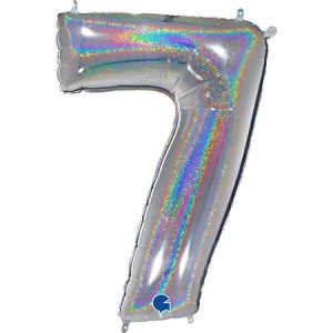 Number-7-hobedane-GR-697GHS-P Foil balloon "NUMBER 2" gold