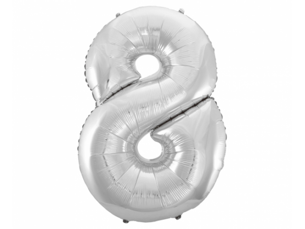 Number «8» silver