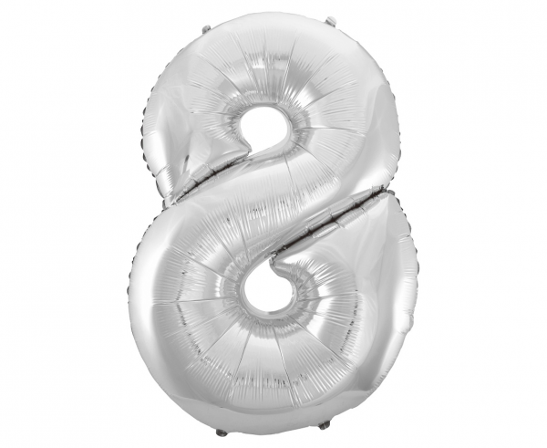 Number «8» silver
