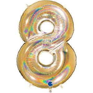 Number «8» kuldne