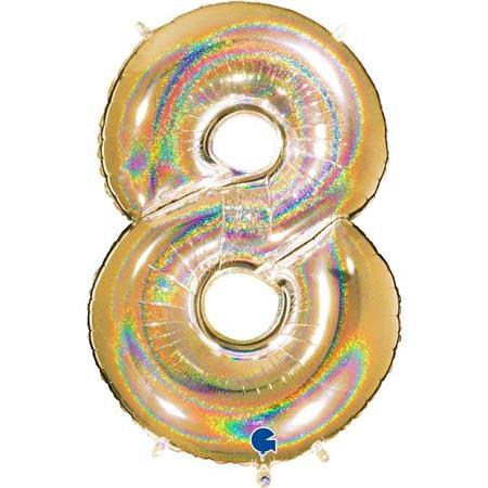 Number «8» kuldne