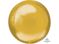 Pall-kollane-kuld Foil balloon "BALL" yellow - gold