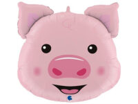 Foil balloon «PIG», head