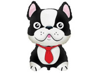 Prantsuse-buldog-901783 Foil balloon «The French Bulldog», black