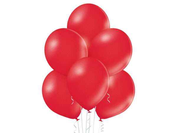 Punane-metallik Latex balloon «cherry red metallic»