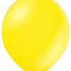 Latex balloon «citrus yellow metallic»