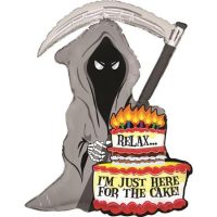 Surm tordiga "Relax... I'm Just here for the Cake"