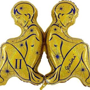 Zodiac Aquarius, blue