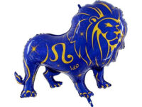 Знак зодиака Лев, синий