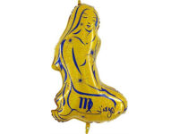 Zodiac Virgo, golden