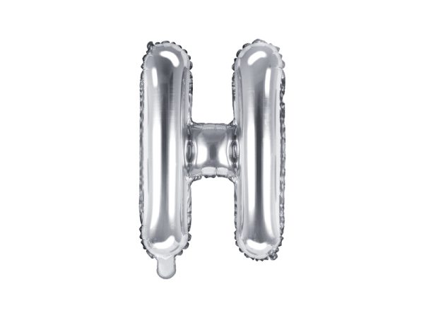 Фольгированная буква «H», серебро