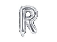 Фольгированная буква «R», серебро