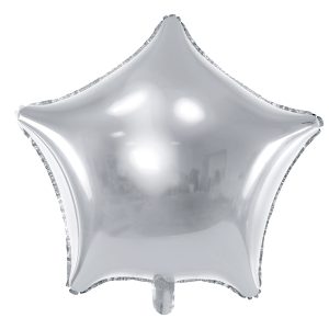Taht-hobe-FB3M-018 Foil balloon "CUBE" silver