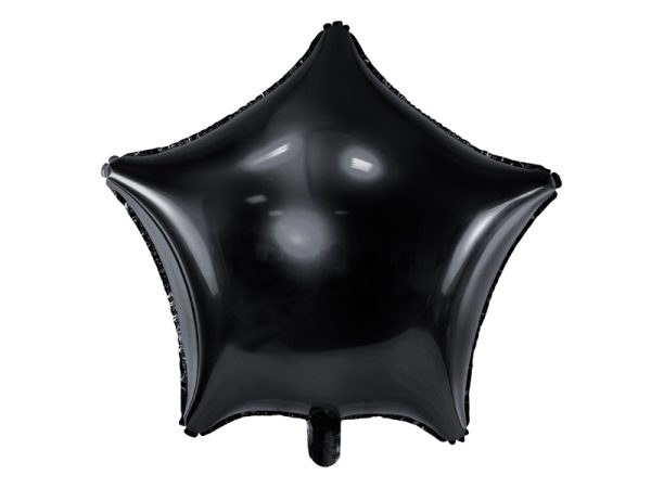 Taht-must-FB3M-010 Foil balloon "STAR" black