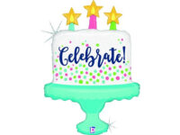 Фольгированный шар торт «CELEBRATE!»