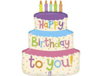 Tort «Happy Birthday to you», värviline