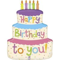 Tort «Happy Birthday to you», värviline