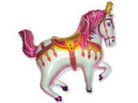 Tsirkuse-hobune-roosa-901668F Foil balloon «The Circus Horse», pink