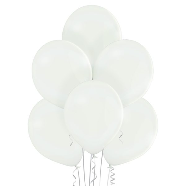 Valge-matt Latex balloon «pastel white»