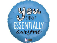 You-are-essentially-awesome-GR-26111P-P Fooliumist õhupall "YOU ARE ESSENTIALLY AWESOME", ümmargune