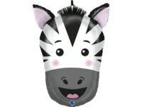 Fooliumist õhupall «ZEBRA», pea
