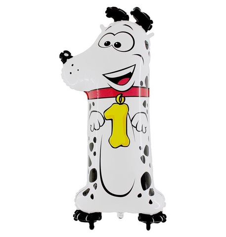 koer Foil balloon "NUMBER 1 DOG"