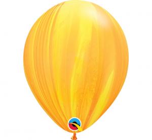 Latex balloon «black-white agate»