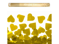 Confetti cannon "GOLDEN HEARTS"