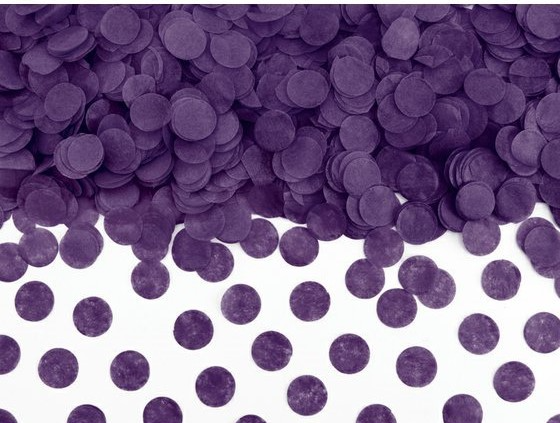Confetti, dark purple