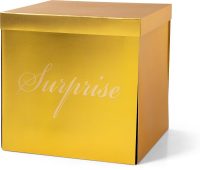 Balloon box «gold surprise»