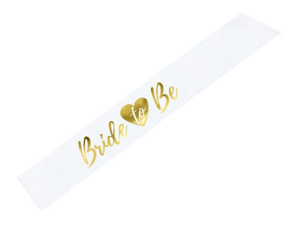 Pael "BRIDE TO BE" valge