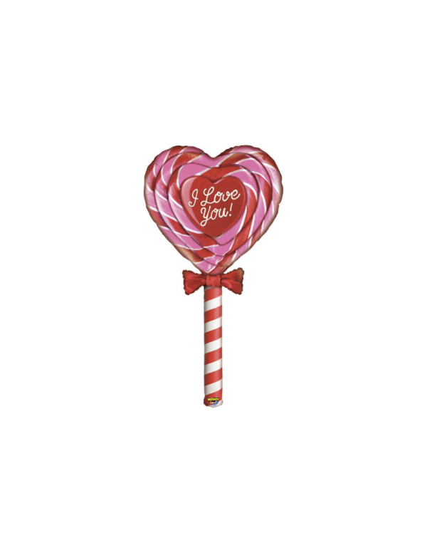Fooliumist õhupall«I LOVE YOU», pulgakomm