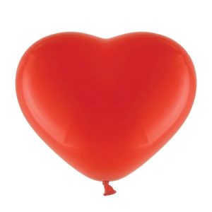 Latex balloon «red heart»