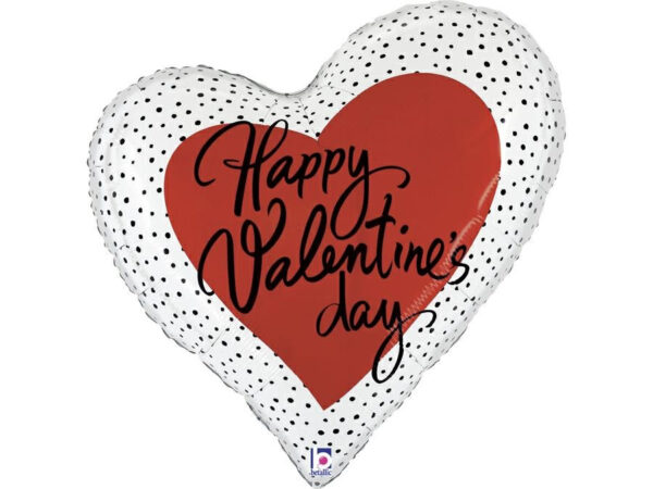 Фольгированный шар "HAPPY VALENTINE´S DAY", сердце