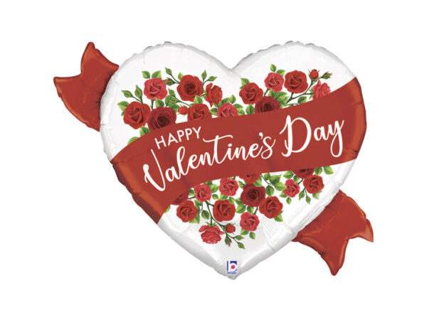 Fooliumist õhupall süda "HAPPY VALENTINE´S DAY"