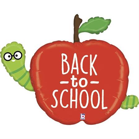 Fooliumist õhupall õun «BACK TO SCHOOL»