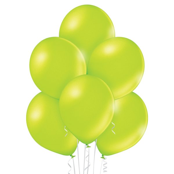 Latex balloon «apple green metallic»